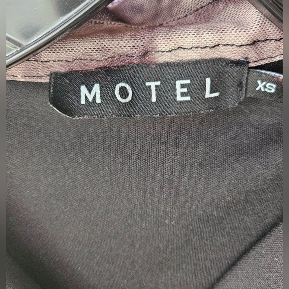 Motel Tie-Dye Mesh Button-Up Dress - Picture 5 of 8